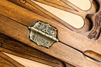 Handmade Wooden Backgammon Set with Dagestan Coat of Arms, 60 cm - photo 9