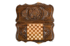 Handmade Wooden Backgammon Set with Armenian Coat of Arms and Ararat Outline, 60 cm - photo 11