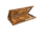 Handmade Wooden Backgammon Set with Armenian Coat of Arms, 60 cm - photo 5