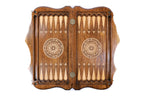 Handmade Wooden Backgammon Set with Khor Virap Monastery, Hayastan and Ararat Outline, 60 cm - photo 12