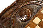 Handmade Wooden Backgammon Set with Khor Virap Monastery, Hayastan and Ararat Outline, 60 cm - photo 10