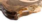 Handmade Wooden Backgammon Set with Church of St. Hripsime and Ararat Outline, 50 cm - photo 8