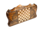 Handmade Wooden Backgammon Set with Church of St. Hripsime and Ararat Outline, 50 cm - photo 4