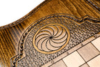 Handmade Wooden Backgammon Set with Church of St. Hripsime and Ararat Outline, 50 cm - photo 10
