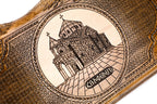 Handmade Wooden Backgammon Set with Church of St. Hripsime and Ararat Outline, 50 cm - photo 2