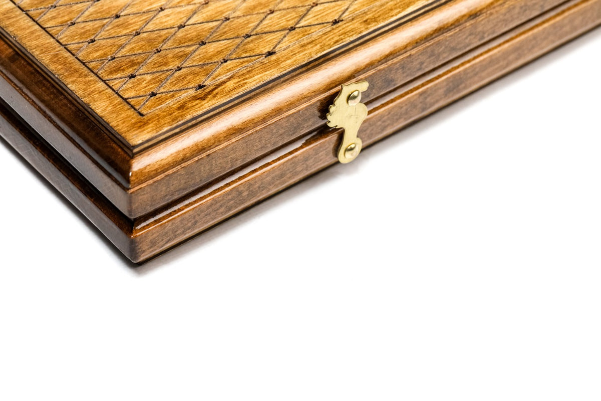 Handmade Wooden Backgammon Set with Mount Ararat, 50 cm - photo 8