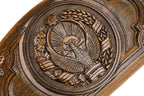 Handmade Wooden Backgammon Set with Uzbekistan Coat of Arms, 60 cm - photo 2