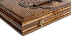 Handmade Wooden Backgammon Set with Khor Virap Monastery, 60 cm - photo 7