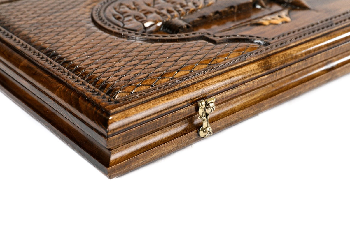 Juego de backgammon con el monasterio de Khor Virap, 60 cm – foto 7