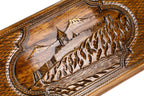 Handmade Wooden Backgammon Set with Khor Virap Monastery, 60 cm - photo 2