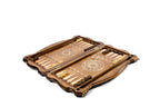 Handmade Wooden Backgammon Set with Chechen Coat of Arms, 60 cm - photo 3