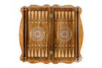 Handmade Wooden Backgammon Set with Chechen Coat of Arms, 60 cm - photo 12