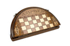 Handmade Wooden Circular Chess Set, 40 cm - photo 4