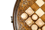Handmade Wooden Circular Chess Set, 40 cm - photo 11