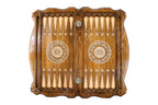 Handmade Wooden Backgammon Set with Vardan Mamikonyan, 60 cm - photo 12
