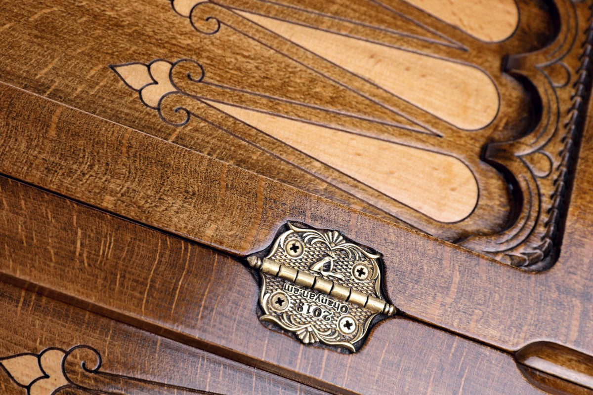 Handmade Wooden Backgammon Set with Noravank Monastery, 60 cm - photo 9
