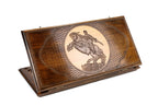 Handmade Wooden Backgammon Set with David of Sassoun, 60 cm (Model 11210)