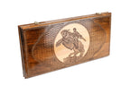 Handmade Wooden Backgammon Set with David of Sassoun, 60 cm - photo 6