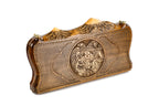 Handmade Wooden Backgammon Set with Armenian Coat of Arms and Ararat Outline, 40 cm - photo 6