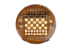 Handmade Wooden Circular Chess Set, 30 cm - photo 8