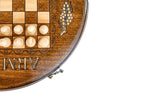 Handmade Wooden Circular Chess Set, 30 cm - photo 9
