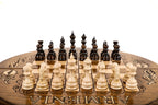Handmade Wooden Circular Chess Set, 30 cm - photo 5