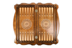 Handmade Wooden Backgammon Set with Russian Coat of Arms, 60 cm - photo 12