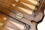 Handmade Wooden Backgammon Set with Russian Coat of Arms, 60 cm - photo 9