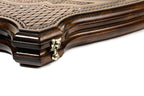 Handmade Wooden Two-Sided Backgammon Set with Georgian Coat of Arms, 60 cm - photo 8