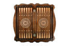 Handmade Wooden Two-Sided Backgammon Set with Georgian Coat of Arms, 60 cm - photo 12