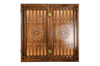 Handmade Wooden Backgammon Set with Rococo Pattern, 60 cm - photo 12