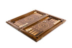 Handmade Wooden Chess and Backgammon Set with Ornamental Braid Pattern, 60 cm - photo 3