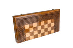 Handmade Wooden Chess and Backgammon Set with Ornamental Braid Pattern, 60 cm - photo 7