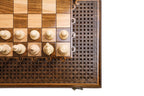 Handmade Wooden Chess and Backgammon Set with Ornamental Braid Pattern, 60 cm - photo 10