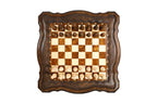 Handmade Wooden Table Chess Set with Drawers, 60 cm - photo 12