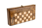 Handmade Wooden Chess Set, Classic Board, 30 cm - photo 7