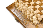 Handmade Wooden Chess Set, Classic Board, 30 cm - photo 9