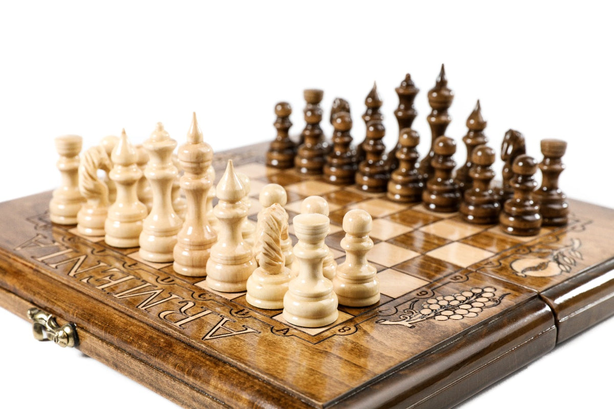 Juego de ajedrez clásico, 30 cm (modelo 21222) – foto 2