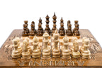 Handmade Wooden Chess Set, Classic Board, 30 cm - photo 5