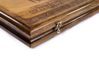 Handmade Wooden Backgammon Set with 100 Dollar Bill, 60 cm - photo 8