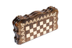 Handmade Wooden Chess and Backgammon Set with Armenian Ornament, 30 cm - photo 4
