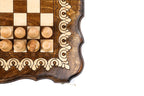 Handmade Wooden Chess and Backgammon Set with Armenian Ornament, 30 cm - photo 8
