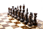 Handmade Wooden Chess and Backgammon Set with Armenian Ornament, 30 cm - photo 9