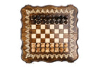 Handmade Wooden Chess and Backgammon Set with Armenian Ornament, 30 cm - photo 10