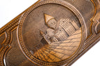 Handmade Wooden Backgammon Set with Geghard Monastery, 60 cm - photo 2
