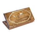 Backgammon Set with Hayastan, 30 cm – handmade wooden nardi board by Hrachya Ohanyan