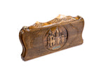 Handmade Wooden Backgammon Set with Etchmiadzin Cathedral and Ararat Outline, 50 cm - photo 6