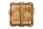 Handmade Wooden Backgammon Set with Armenian Coat of Arms and Ararat Outline, 60 cm - photo 8