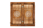 Handmade Wooden Backgammon Set with Russian Coat of Arms, 60 cm - photo 12