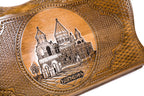 Handmade Wooden Backgammon Set with Etchmiadzin Cathedral and Ararat Outline, 50 cm - photo 2